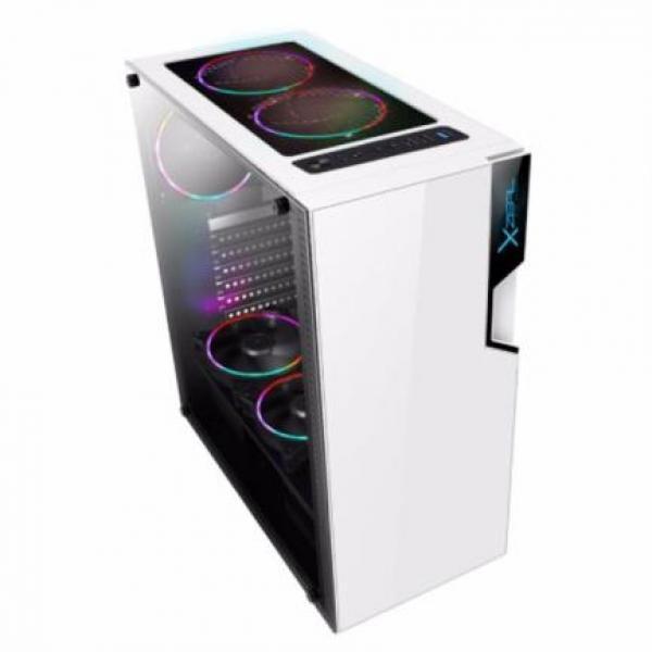 Gabinete Xzeal Xz130, Tower, Atx/micro Atx/mini-itx, Usb 2.0/3.0, Sin Fuente, Blanco
