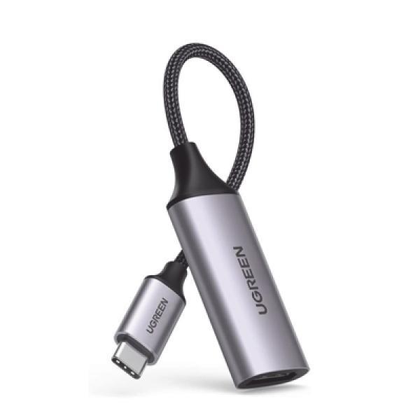 Ugreen Cable Adaptador USB C a HDMI 4K@60Hz / Convertidor Thunderbolt 3 / Caja de Aluminio / HDMI V2.0 / 3D / Longitud del cable 10cm