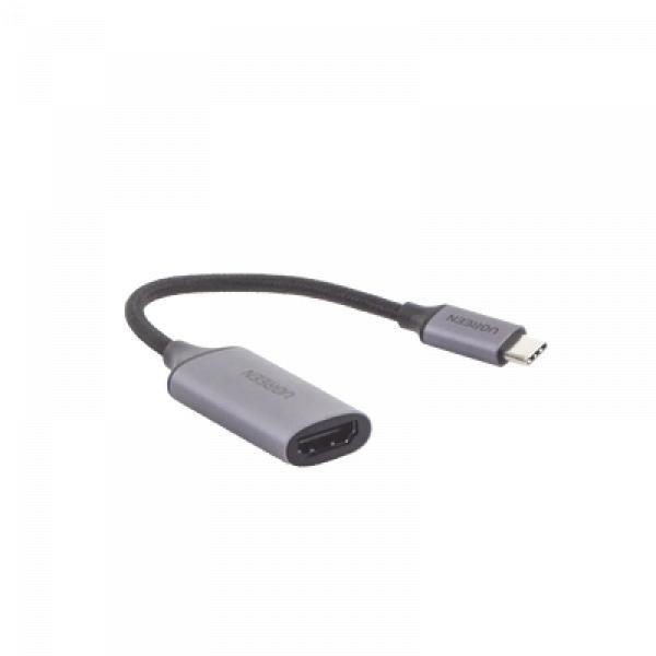 Ugreen Cable Adaptador USB C a HDMI 4K@60Hz / Convertidor Thunderbolt 3 / Caja de Aluminio / HDMI V2.0 / 3D / Longitud del cable 10cm