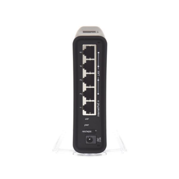 Mikrotik (hAP ac2) 5 Puertos Gigabit Ethernet, 1 puerto USB, Doble Banda 802.11 b/g/n/ac, antena de 2.5 dBi hasta 500 mW de Potencia
