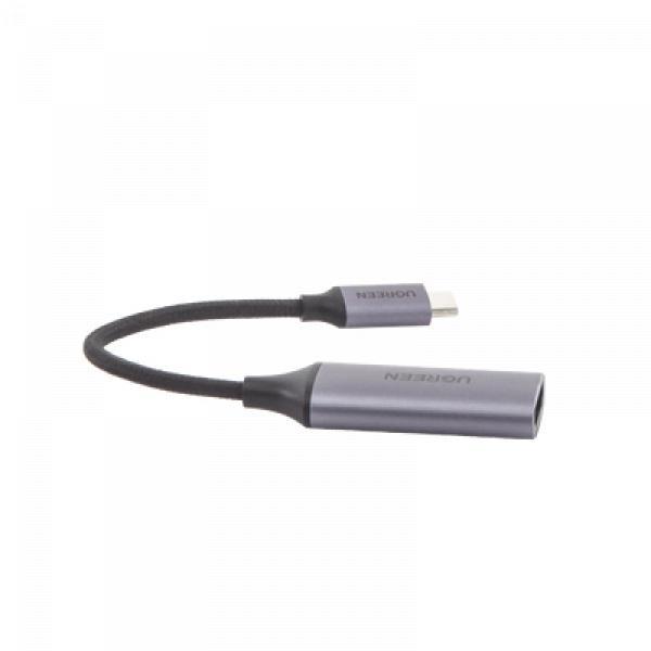 Ugreen Cable Adaptador USB C a HDMI 4K@60Hz / Convertidor Thunderbolt 3 / Caja de Aluminio / HDMI V2.0 / 3D / Longitud del cable 10cm
