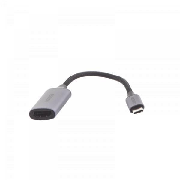 Ugreen Cable Adaptador USB C a HDMI 4K@60Hz / Convertidor Thunderbolt 3 / Caja de Aluminio / HDMI V2.0 / 3D / Longitud del cable 10cm