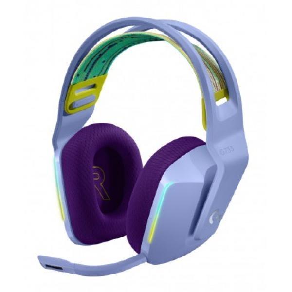 Logitech DIADEMA LOGITECH G733 LIGHTSPEED WIRELESS RGB GAMING LILA 981-000889