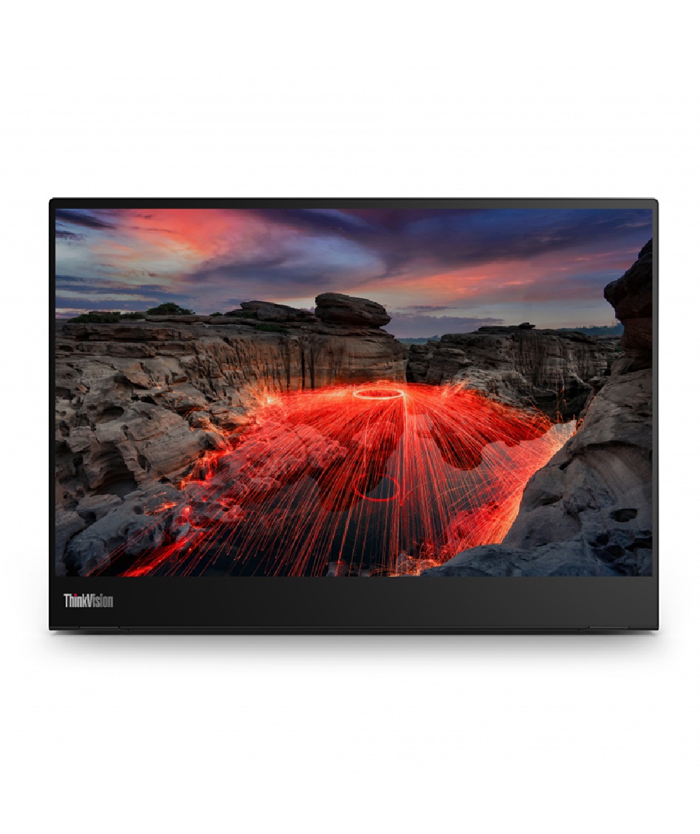 Monitor Lenovo ThinkVision M14t Gen 2 LED Touch 14", 2240x1400, 60Hz, Negro. 