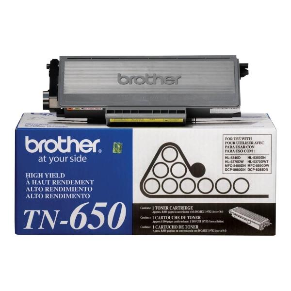 Tóner Brother TN-650 Negro.