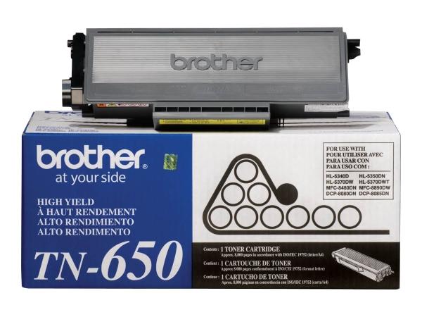 Tóner Brother TN-650 Negro.