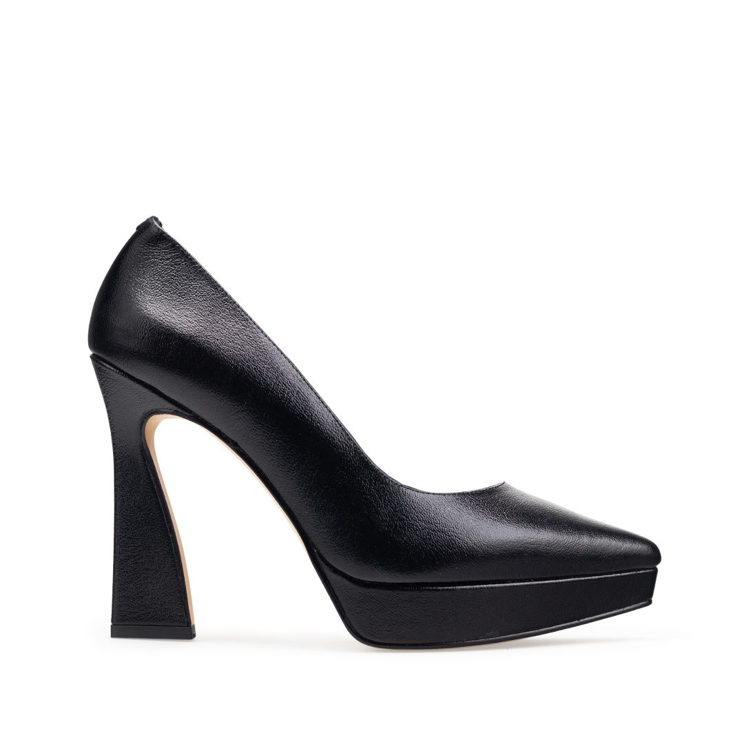 Zapatillas De Tacón Davenia De Piel Para Mujer Mod. Catalina