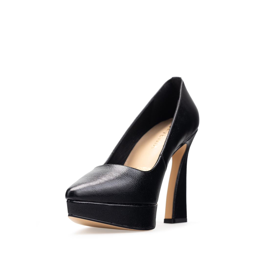 Zapatillas De Tacón Davenia De Piel Para Mujer Mod. Catalina