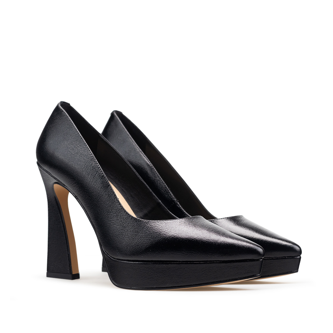 Zapatillas De Tacón Davenia De Piel Para Mujer Mod. Catalina