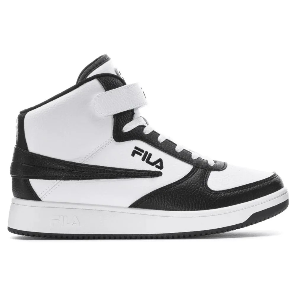 Tenis Fila A High Bota Blanco Negro Hombre 1cm00540-120