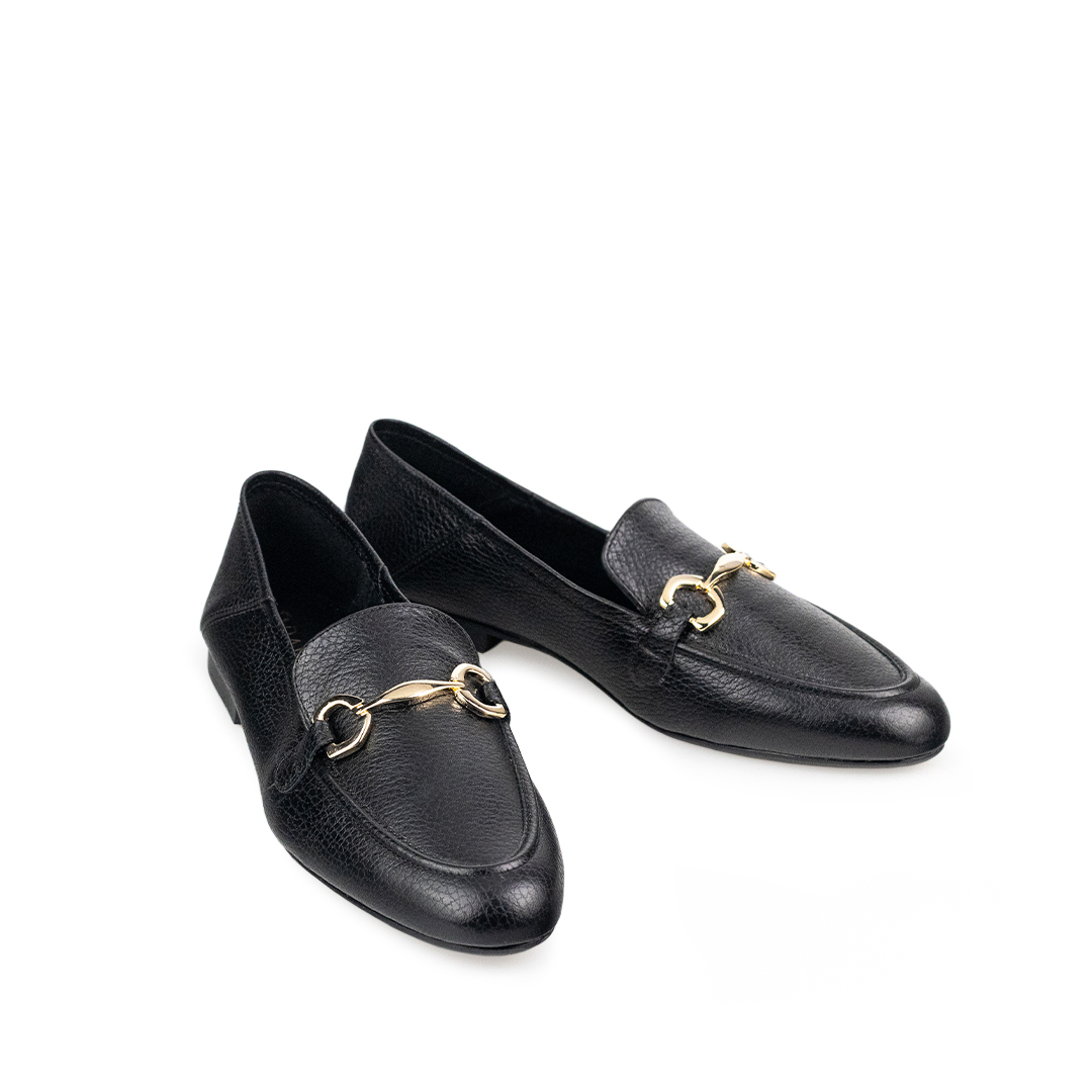 Zapato Tipo Mocasín De Piel Elegante Para Mujer Davenia Mod. Libia