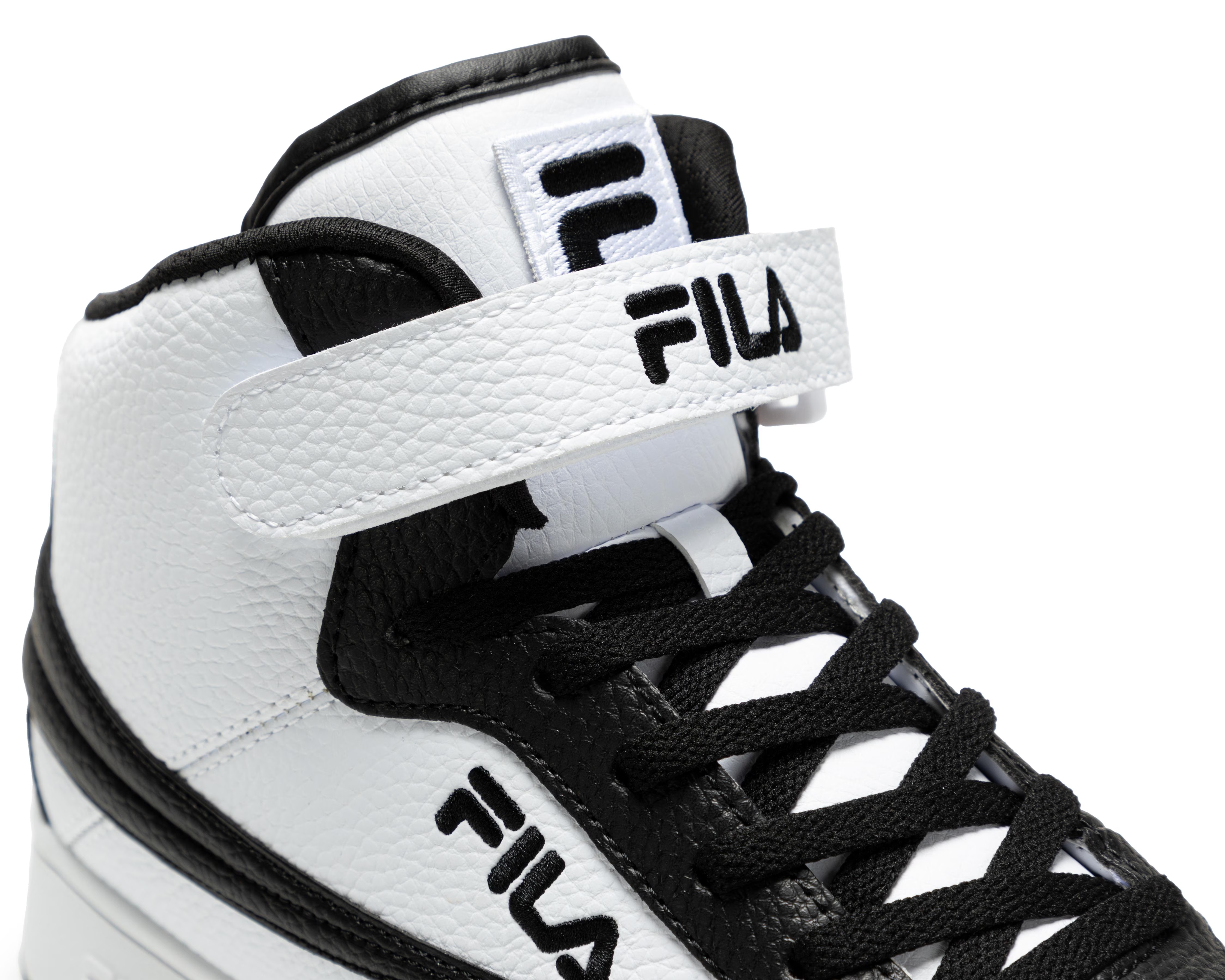 Tenis Fila A High Bota Blanco Negro Hombre 1cm00540-120
