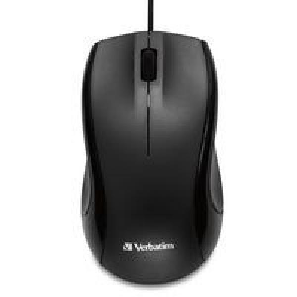 Verbatim Mouse Verbatim Wired USB 1000 ppi Color Negro