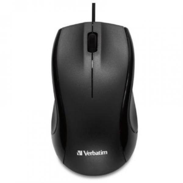 Verbatim Mouse Verbatim Wired USB 1000 ppi Color Negro