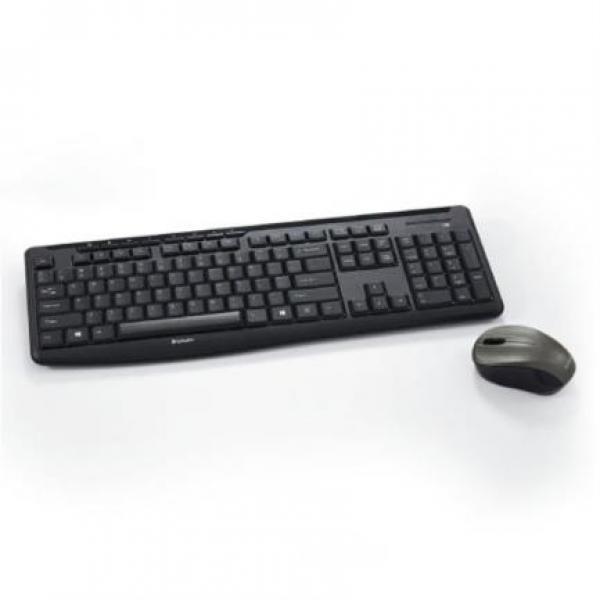 Verbatim Teclado y Mouse Verbatim Silent Inalámbrico Color Negro