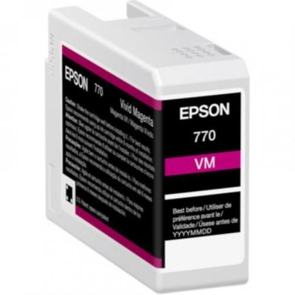 Epson Tinta Epson UltraChrome PRO10 T770 25ml Color Vivid Magenta