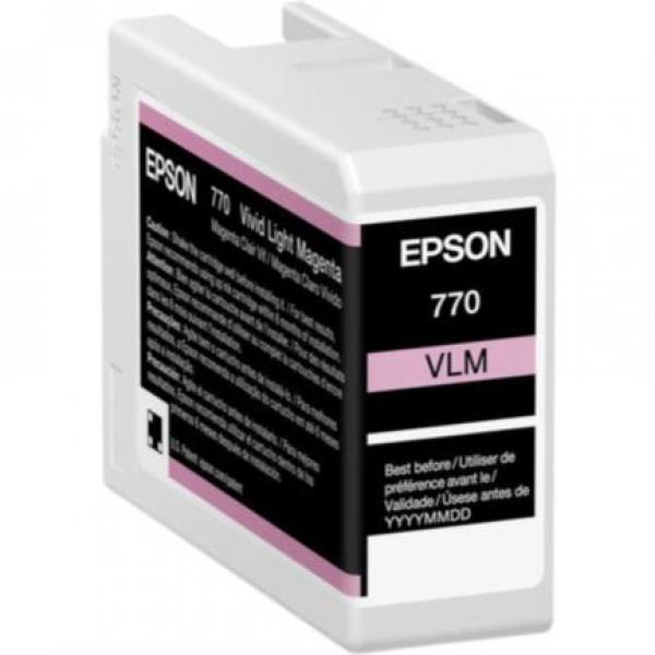 Epson Tinta Epson UltraChrome PRO10 T770 25ml Color Magenta Claro