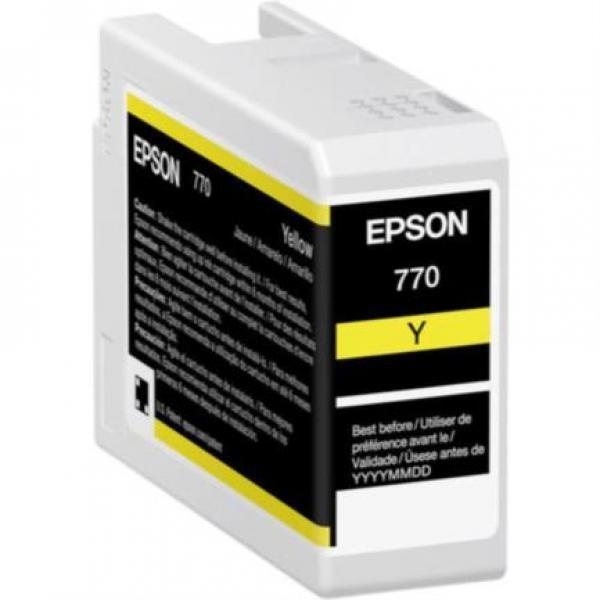 Epson Tinta Epson UltraChrome PRO10 T770 25ml Color Amarillo