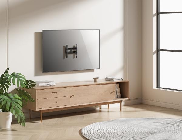 Soporte fijo de bajo perfil para TV Manhattan.