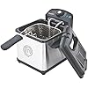 FREIDORA DE ACEITE MASTERCHEF MK-DF-1SS 1 LT TECNOLOGIA FLASH-FRY ACERO INOX