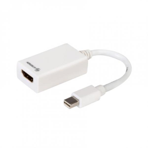 Steren Adaptador Steren Mini DisplayPort/Thunderbolt a HDMI Windows/Mac Color Blanco