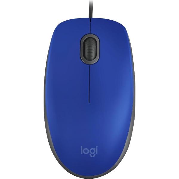 Logitech Mouse Logitech M110 Silent 1000 dpi USB Color Azul