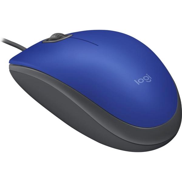 Logitech Mouse Logitech M110 Silent 1000 dpi USB Color Azul