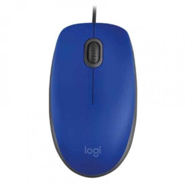 Logitech Mouse Logitech M110 Silent 1000 dpi USB Color Azul