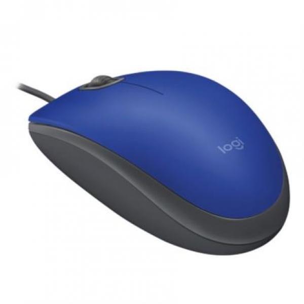 Logitech Mouse Logitech M110 Silent 1000 dpi USB Color Azul