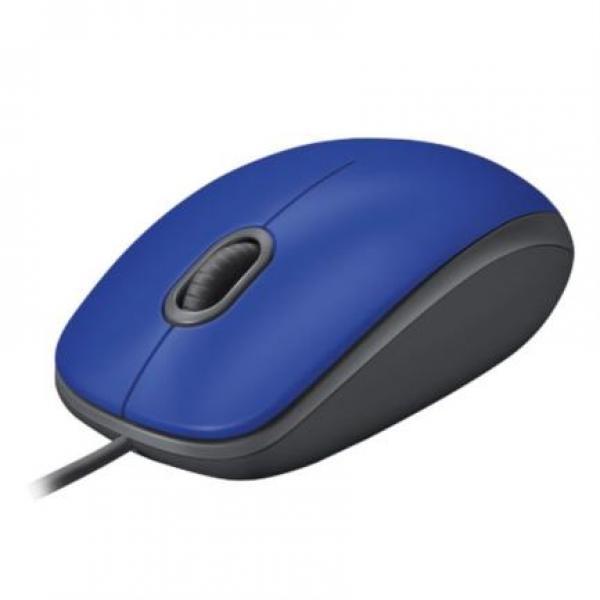 Logitech Mouse Logitech M110 Silent 1000 dpi USB Color Azul