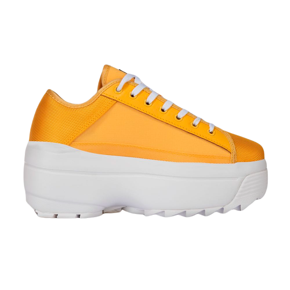 Tenis Fila Zora Trail Low Mujer Amarillo Plataforma 5cm01816-701