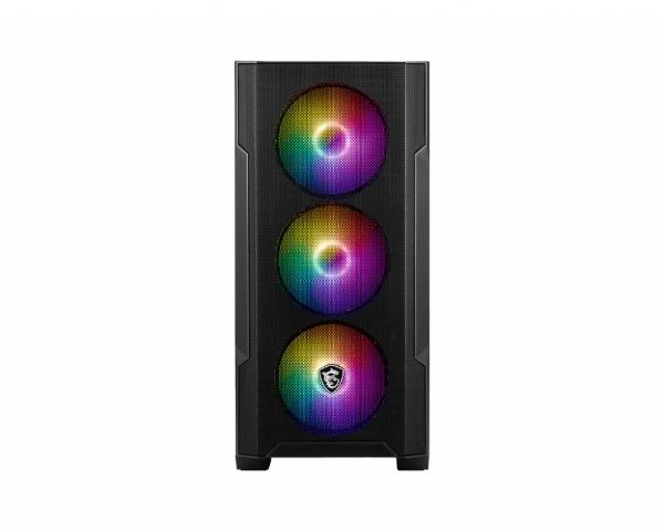 MSI GABINETE GAMER MSI MAG FORGE M100A BLACK MID TOWER 4 FAN