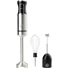SET DE BATIDORA MASTERCHEF MK-HBS-7 DE INMERSION CON ACCESORIOS REMOVIBLES NEGROS
