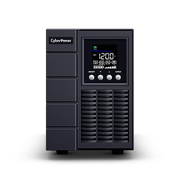 CyberPower UPS de 2000 VA/1800 W, Online Doble Conversión, Entrada 120 Vca NEMA 5-20P, Onda Senoidal Pura, Tipo Torre, Con 6 Tomas NEMA 5-20R
