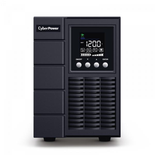 CyberPower UPS de 2000 VA/1800 W, Online Doble Conversión, Entrada 120 Vca NEMA 5-20P, Onda Senoidal Pura, Tipo Torre, Con 6 Tomas NEMA 5-20R