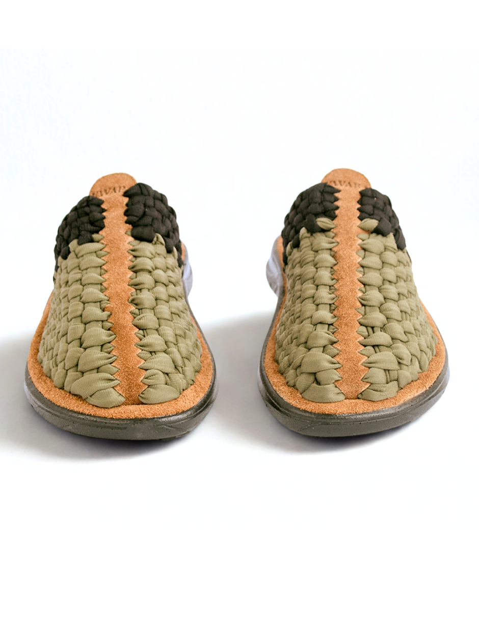 KWARA | HUARACHE SUECO PETATILLO PREMIUM MUJER VERDE