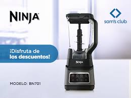 LICUADORA NINJA BN701 3 VEL VASO DE PLASTICO 2 LT NEGRO