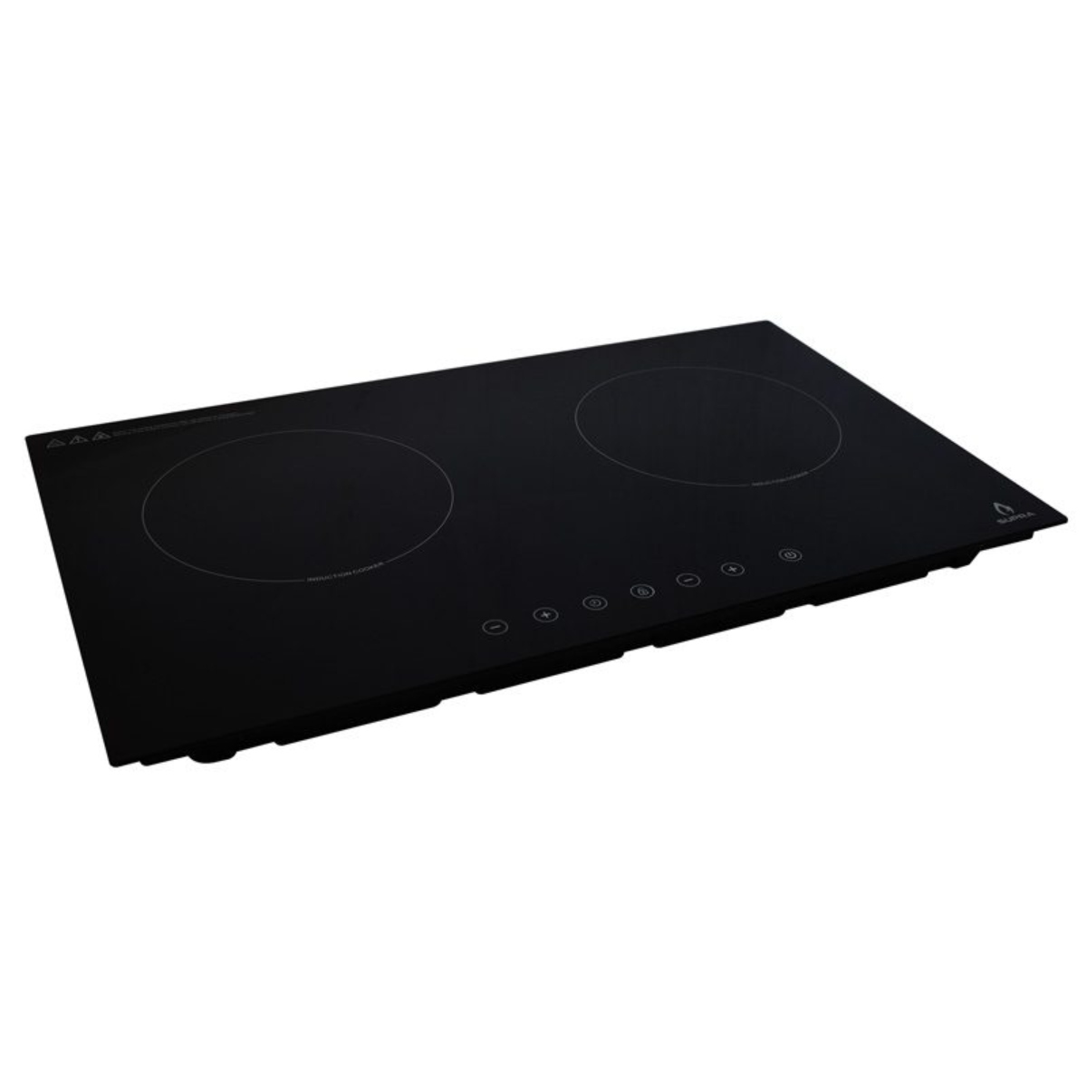 Parrilla de Inducción DUE-E Empotre 2Q Cristal + Batería Magefesa Vesta Acero Inox / Inducción ENDY10