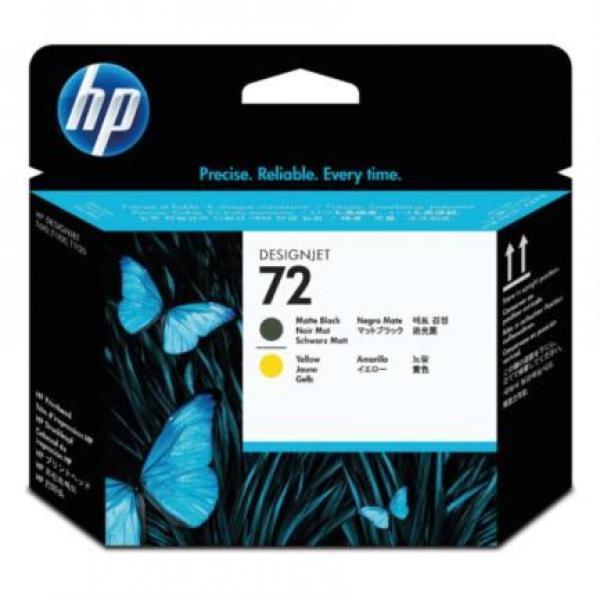 HP Cabezal HP LF de Impresión 72 Color Negro Mate-Amarillo