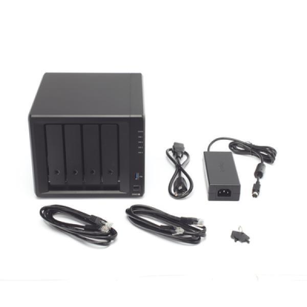 Synology Servidor NAS de 4 Bahías (Expandible a 9 Bahías) / Hasta 162 TB / Servicio Nube Gratis (P2P) / Administración Remota y Respaldo Programado