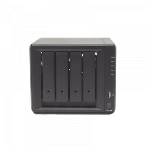 Synology Servidor NAS de 4 Bahías (Expandible a 9 Bahías) / Hasta 162 TB / Servicio Nube Gratis (P2P) / Administración Remota y Respaldo Programado