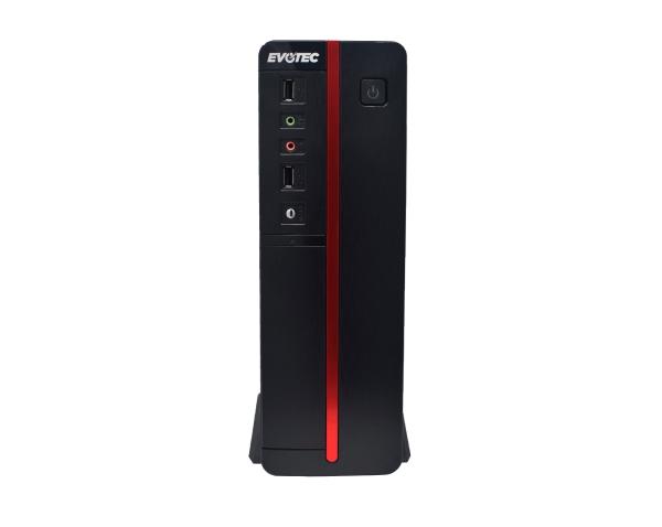 Gabinete Evotec Ev-1011, Midi-tower, Mini-atx, Usb 2.0, Con Fuente 600w, Negro