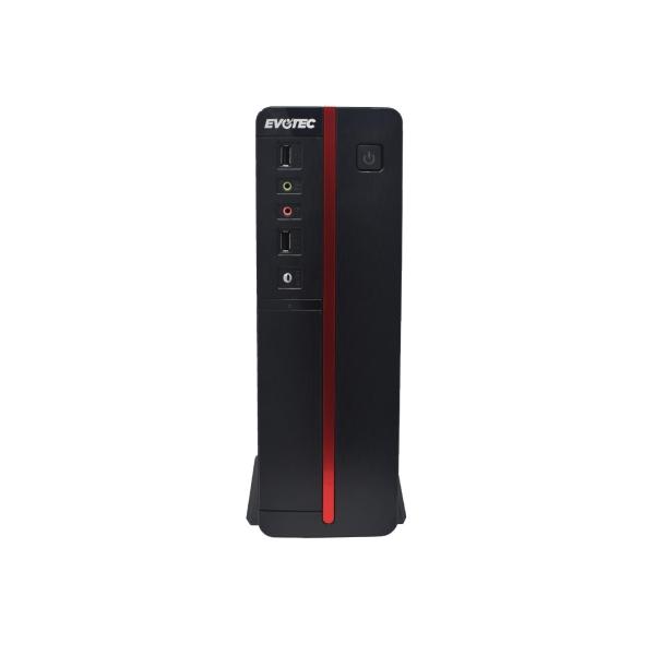 Gabinete Evotec Ev-1011, Midi-tower, Mini-atx, Usb 2.0, Con Fuente 600w, Negro