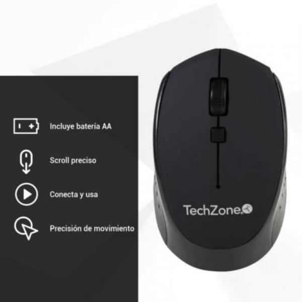 TechZone Mouse inalámbrico TECHZONE TZ19MOU01-INA