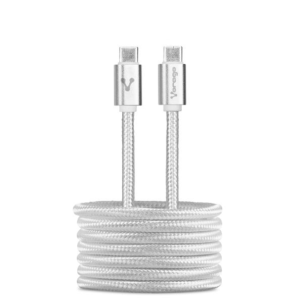 Vorago CAB-124-WH cable de transmisión Blanco 1 m USB C