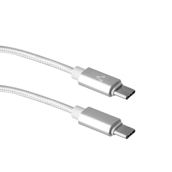 Vorago CAB-124-WH cable de transmisión Blanco 1 m USB C