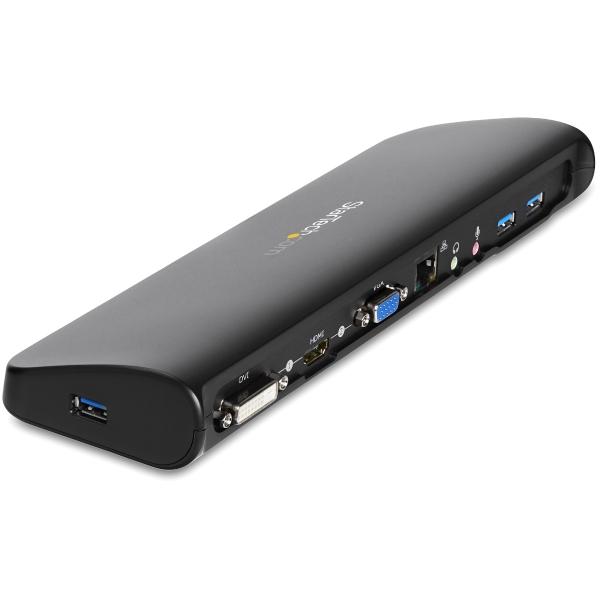 Docking Station Startech USB 3.0 para Dos Monitores con HDMI y DVI/VGA
