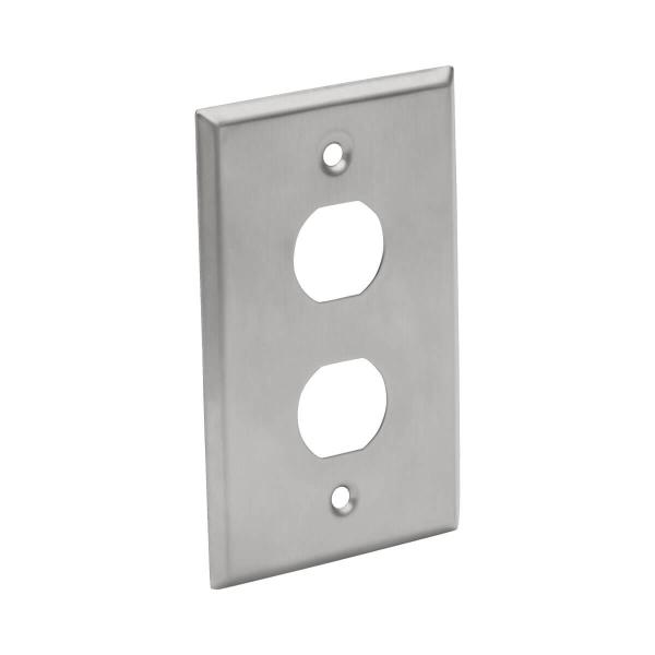 Tripp Lite Placa Frontal de Ancho Sencillo de 2 Puertos TRIPP-LITE N206-FP02-IND