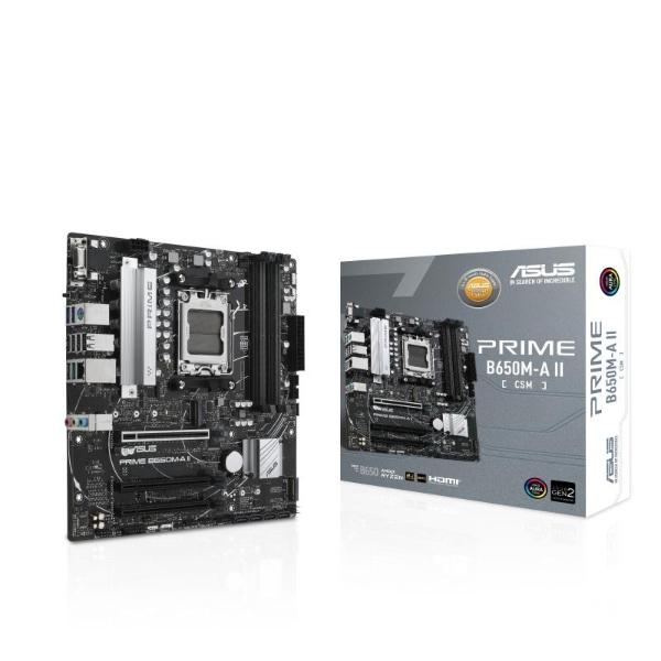 Tarjeta madre ASUS Micro-ATX PRIME B650M-A II-CSM S-AM5 AMD B650 128GB