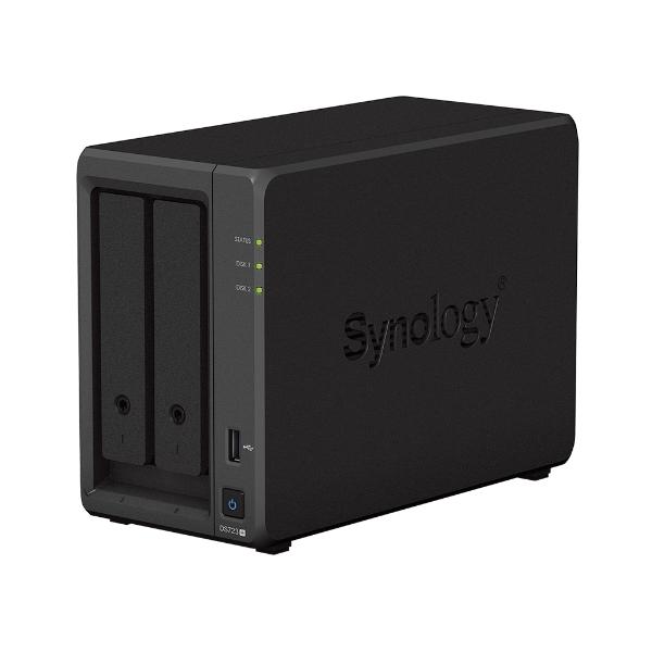 Synology Servidor NAS de 2 Bahías (Expandible a 7 Bahías) / Hasta 126 TB / Servicio Nube Gratis (P2P) / Administración Remota y Respaldo Programado